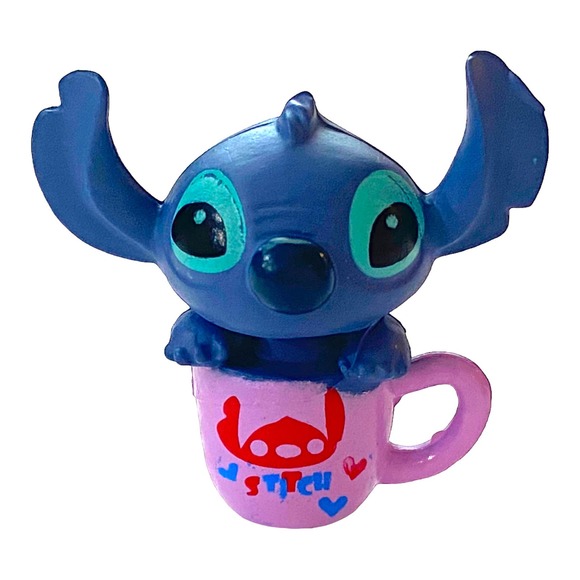 4 Piece Lilo & Stitch Miniature Figurines Collectible Figures Toy Set - Picture 4 of 5